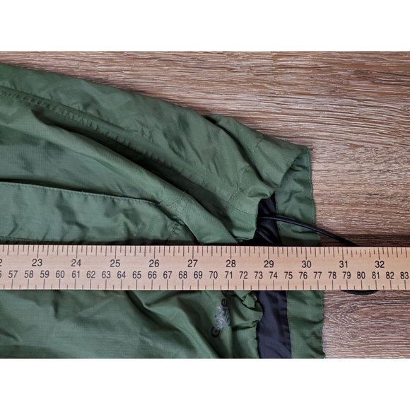 Guide Series Waterproof Men's 2XL Green Jacket Raincoat Vented Hood Zip Pockets - Picture 5 of 11